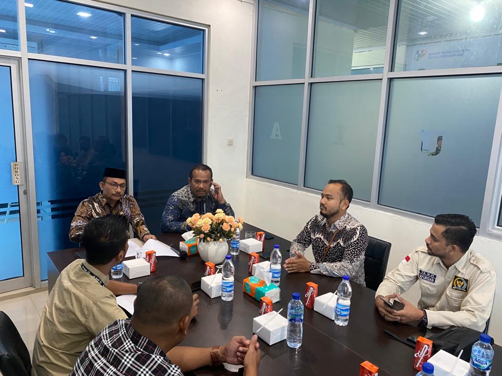 Haji Uma Datangin Kantor BPS Lhokseumawe, Pantau Kesiapan Sensus Pertanian