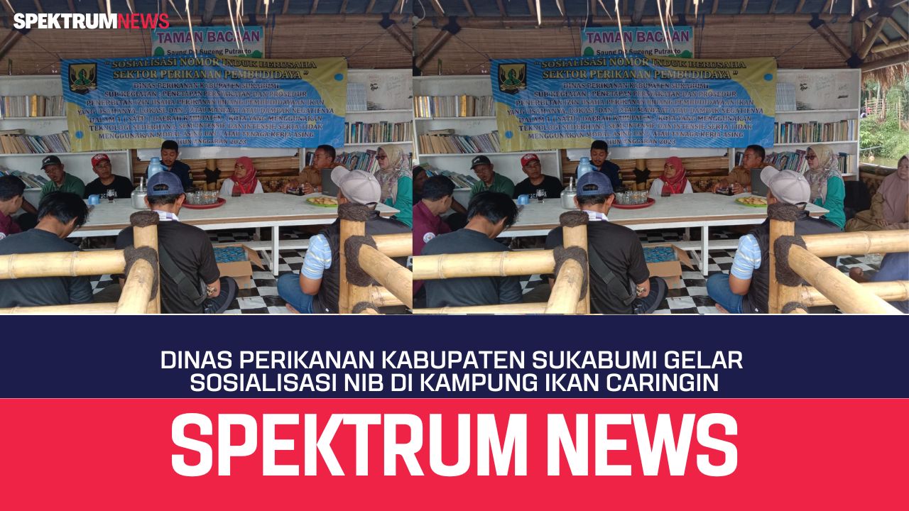 Dinas Perikanan Kabupaten Sukabumi Gelar Sosialisasi NIB di Kampung Ikan Caringin