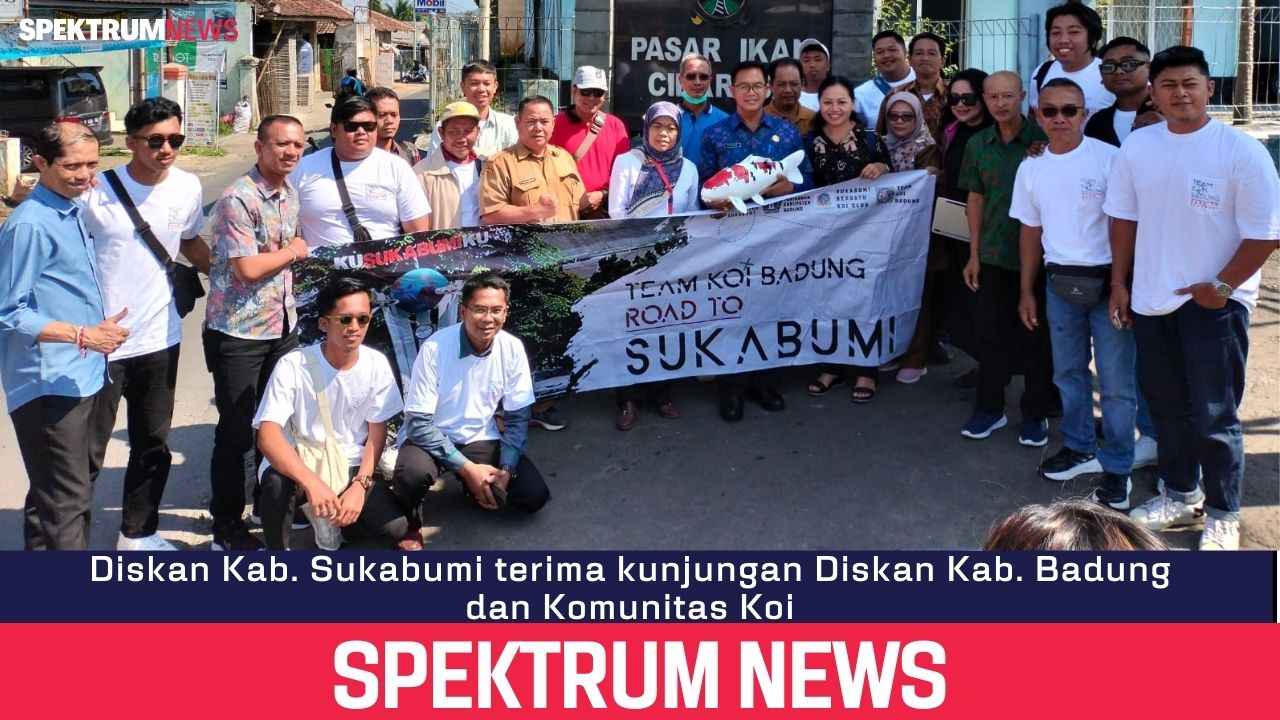 Diskan Kab. Sukabumi terima kunjungan Diskan Kab. Badung dan Komunitas Koi