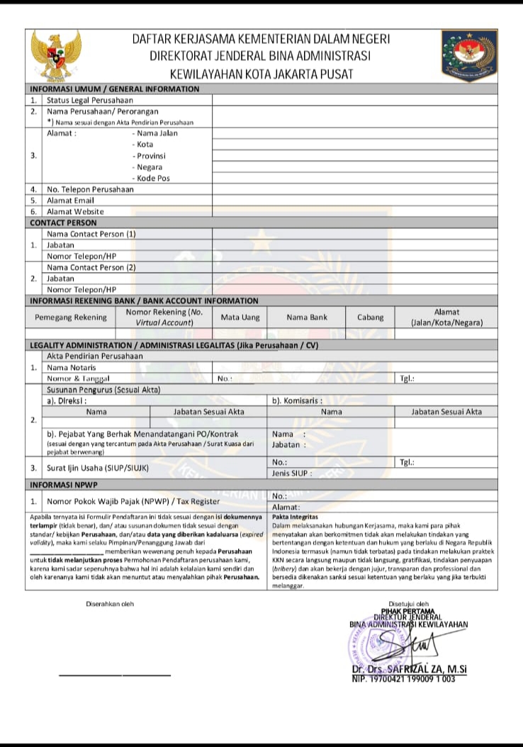 Kemendagri Tegaskan Surat Kerjasama Beredar Palsu dan Menyesatkan