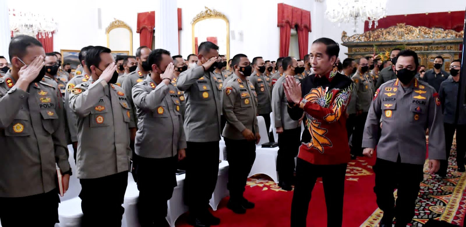 Lima Arahan Presiden Jokowi kepada Jajaran Polri.