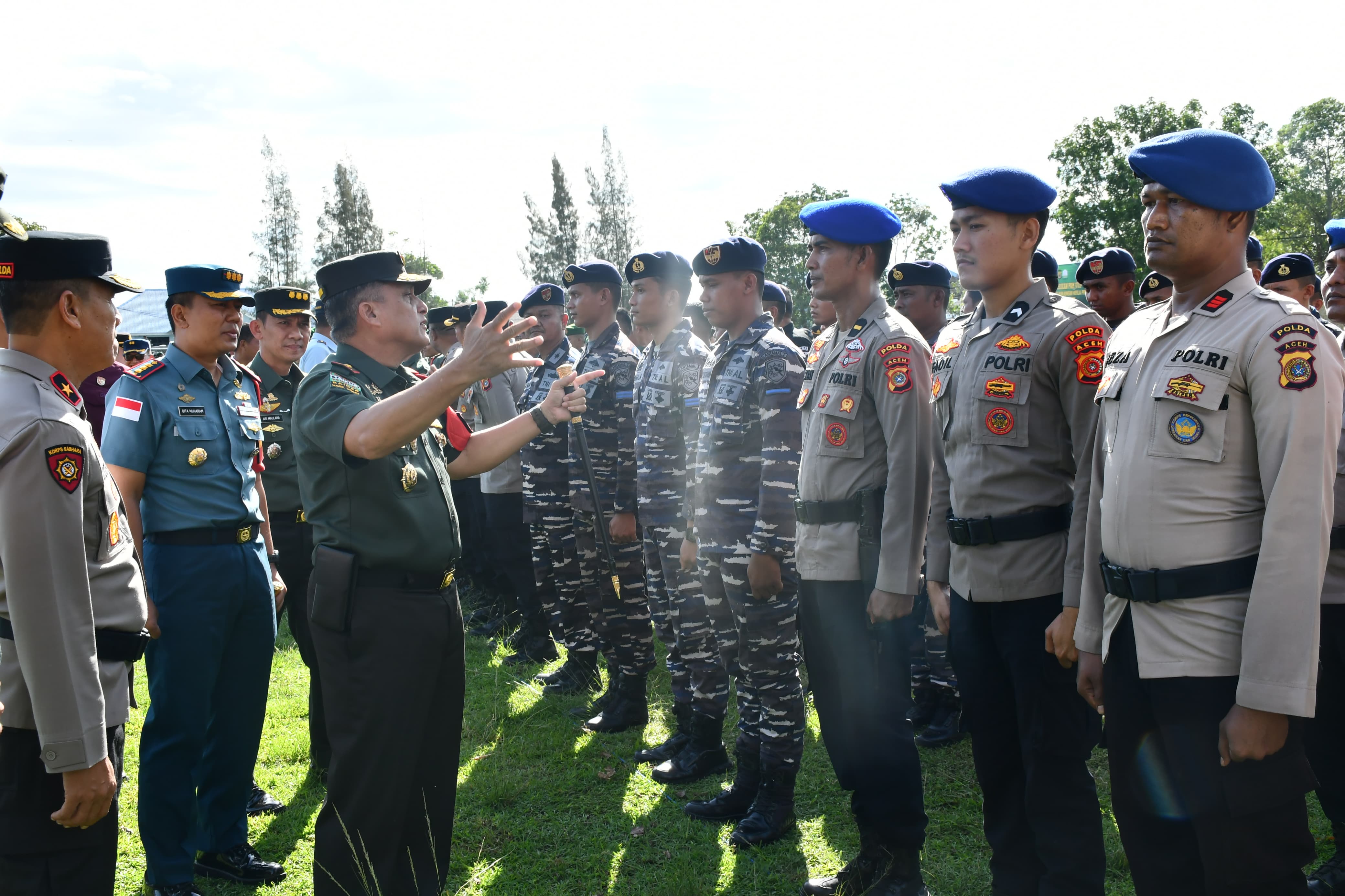 Kunker Presiden Ke Provinsi Aceh, Lanal Sabang Kerahkan KAL Iboih, Patkamla Pulau Benggala Dan Sea Rider Pada Apel Gelar Pasukan PAM VVIP RI 1