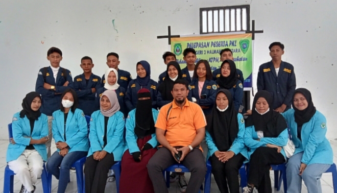 Untuk meningkatkan Pengembang Skill, SMK N 2 Halut Lepaskan 45 Siswa PKL