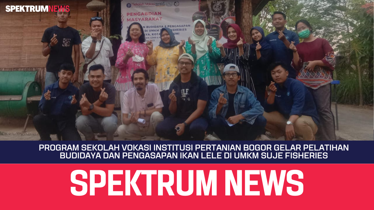 Program Sekolah Vokasi IPB Gelar Pelatihan Budidaya Dan Pengasapan Ikan Lele Di UMKM Suja Fisheries