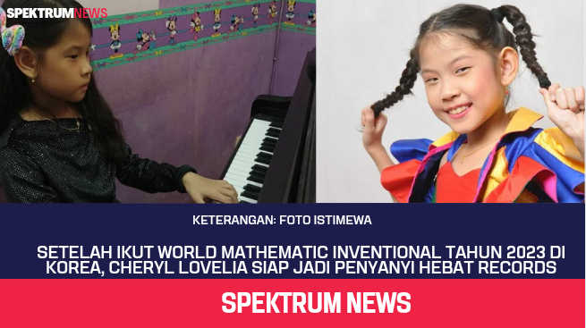 Setelah Ikut World Mathematic Inventional Tahun 2023 Di Korea, Cheryl Lovelia Siap Jadi Penyanyi Hebat Records