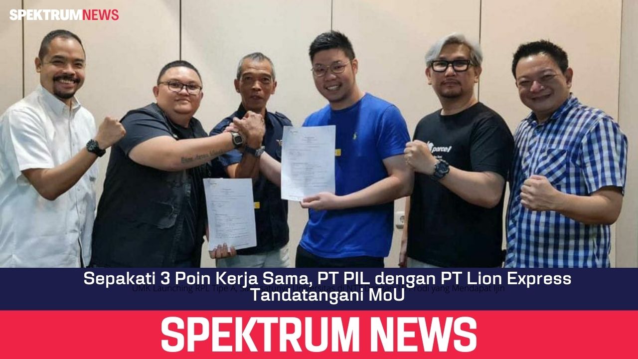 Sepakati 3 Poin Kerja Sama, PT PIL dengan PT Lion Express Tandatangani MoU