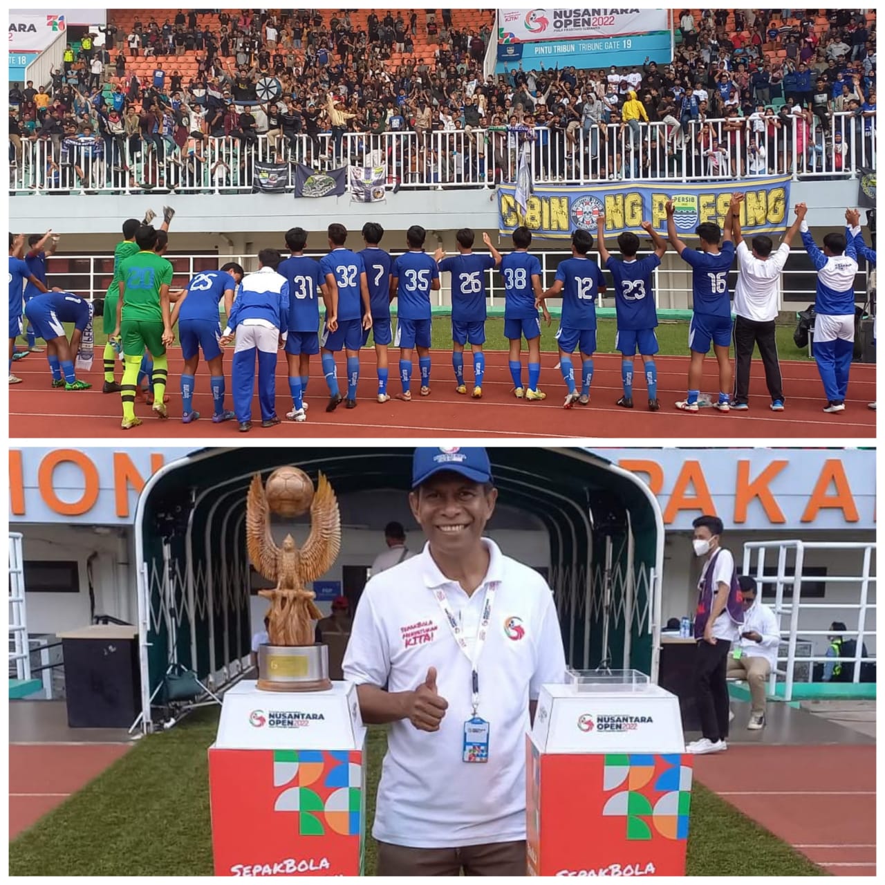 Partai Final Antara Persib Vs PSLS dalam Nusantara Open Cup Mampu Pecahkan Rekor MURI